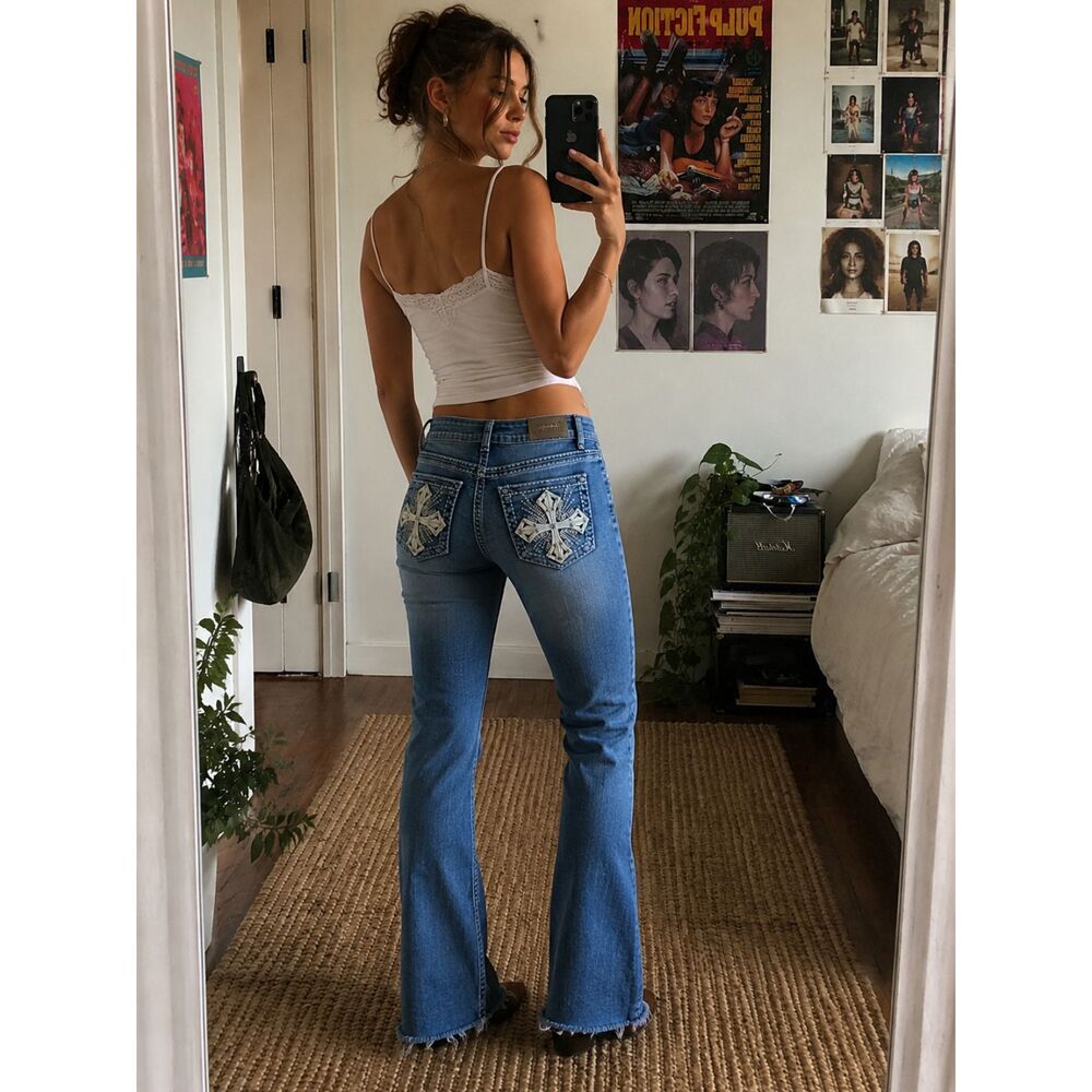 Vintage Love SOHO Blue Denim Jeans Pants Trousers    Women's Size 5